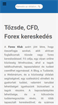 Mobile Screenshot of forexklub.hu